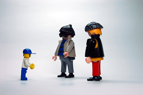 Pete & Rob versus Legoman