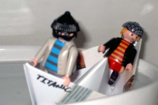 Pete & Rob on the Titanic