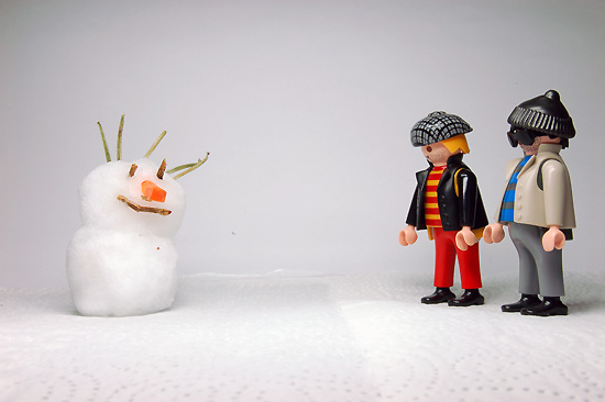 Pete & Rob versus Snowman